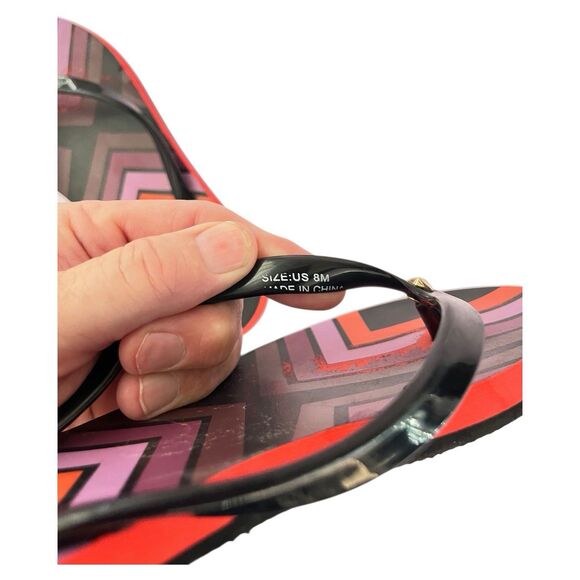 Kate Spade New York Size 8M Monette Flip Flops Sandals Multi Colored - Picture 9 of 11